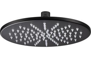 Abode Euphoria 225x225x8mm Circular Showerhead - Matt Black